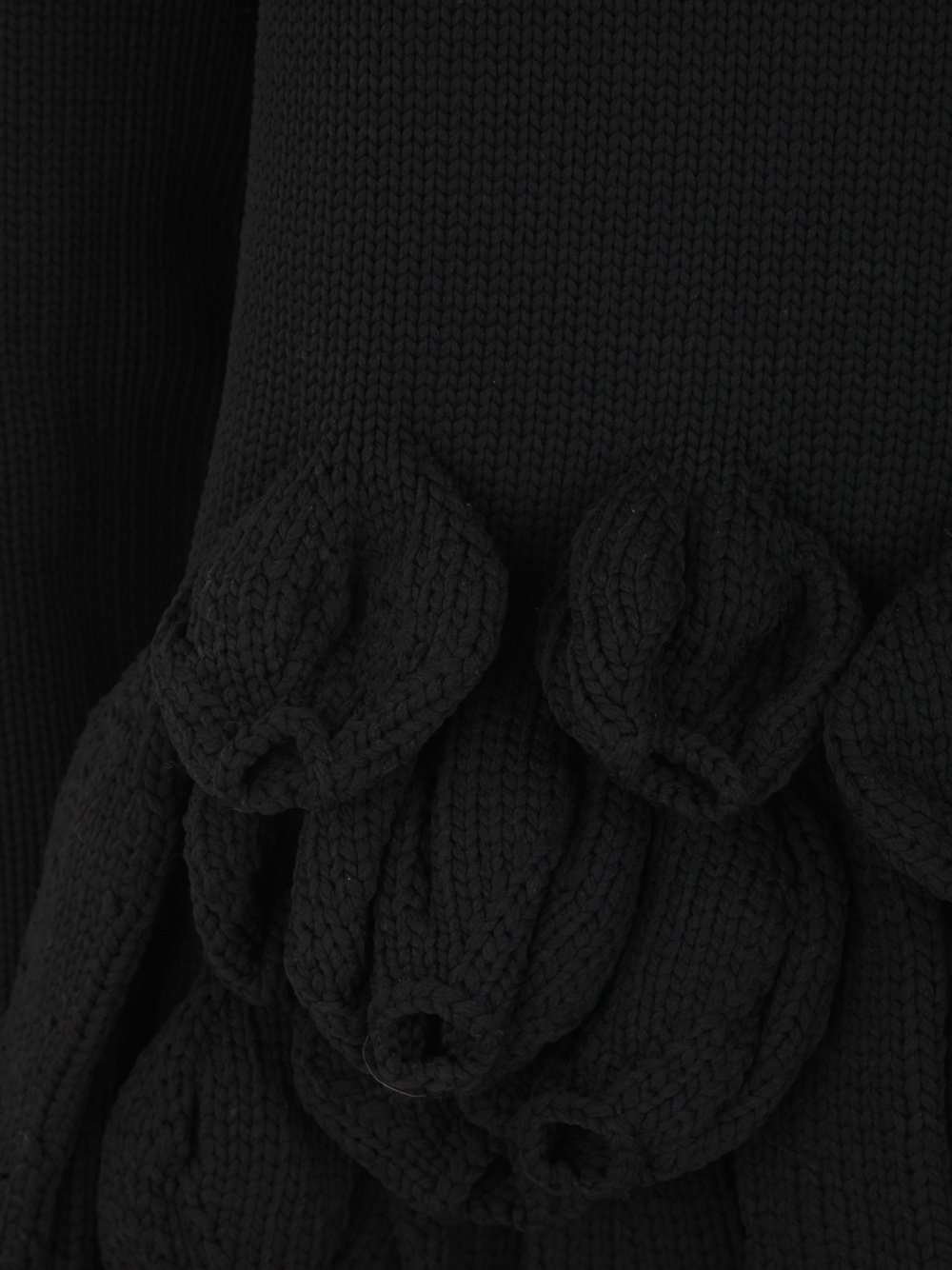 Shop Comme Des Garçons Crew-neck Appliqué-detail Jumper In Black