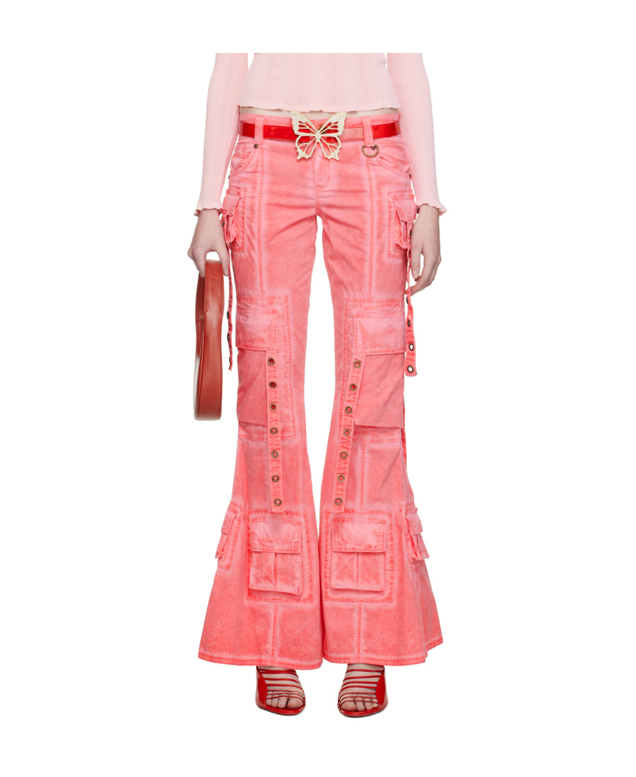 Blumarine Ssense Exclusive Pink Trousers In Pink