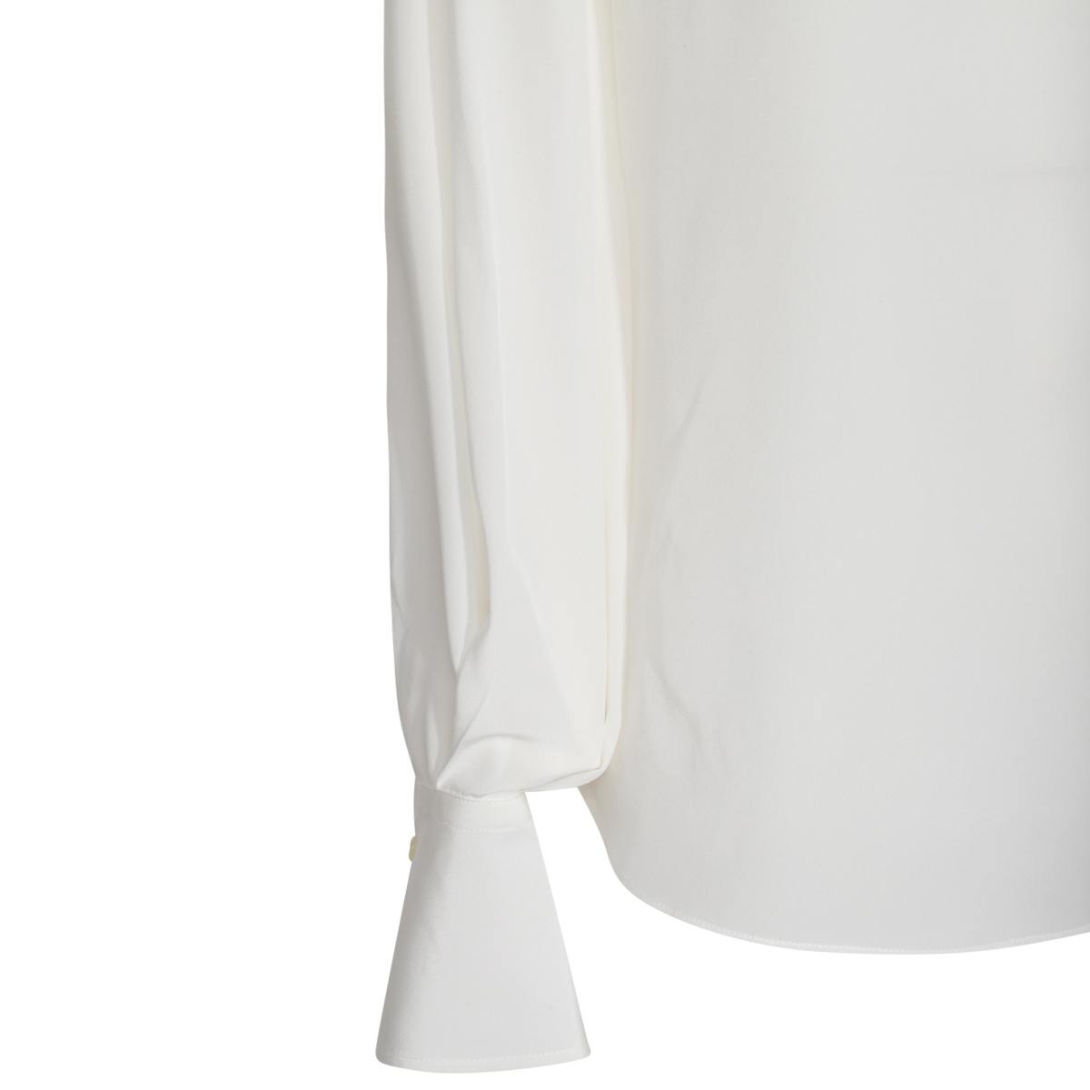 BRUNELLO CUCINELLI BRUNELLO CUCINELLI MONILI CHAIN DETAILED BLOUSE