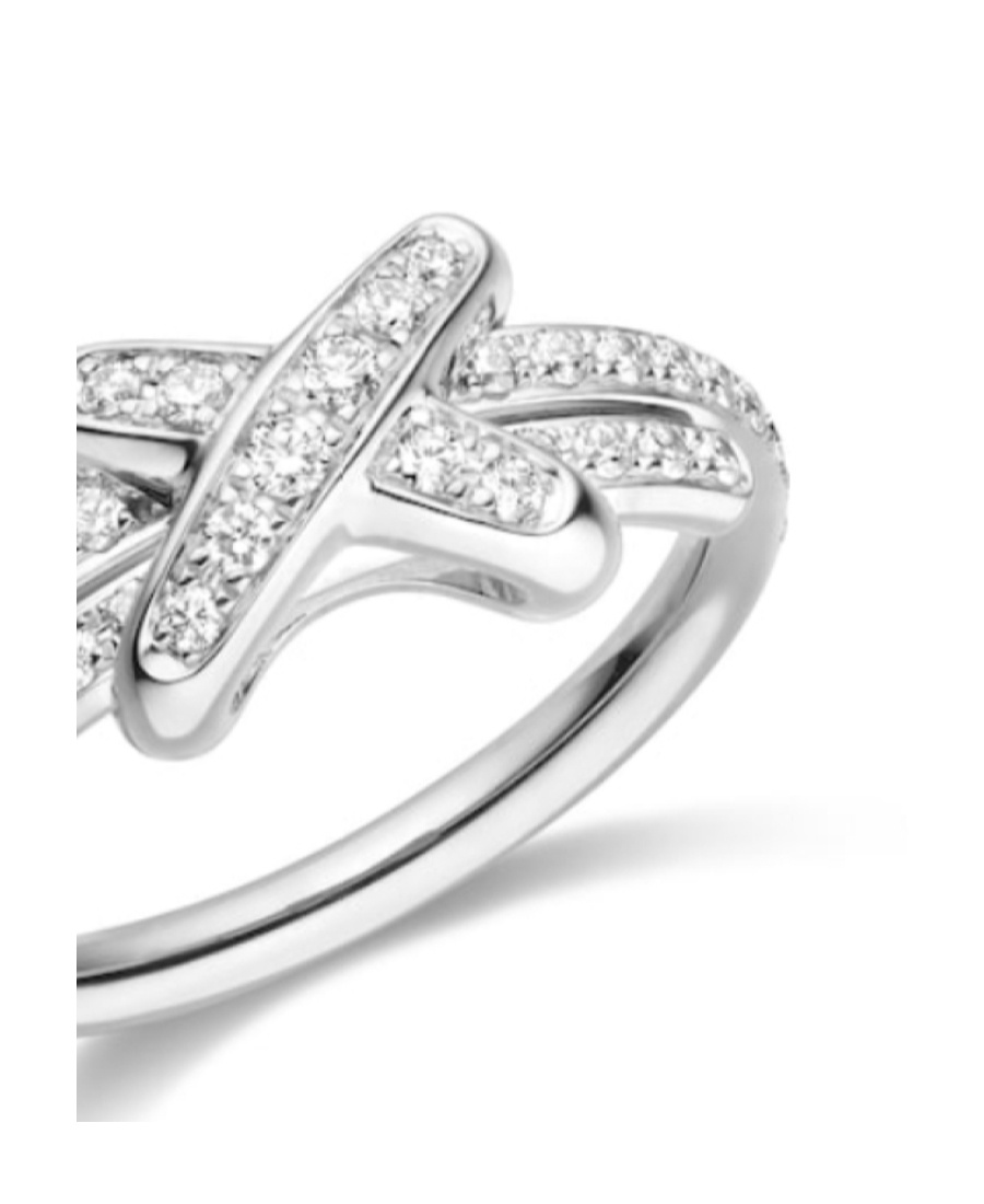 CHAUMET LOGO RING 