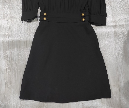 Pinko Logo Dress In Black