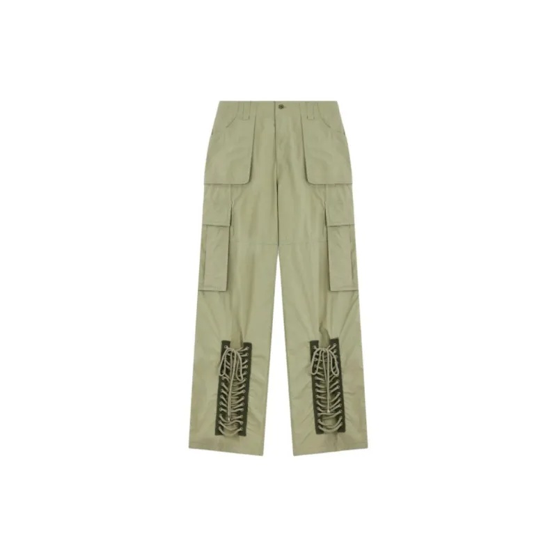 We11 Done Belt-loop Overalls In Nude