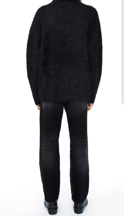 Séfr Haru Sweater Black Alpaca In Black