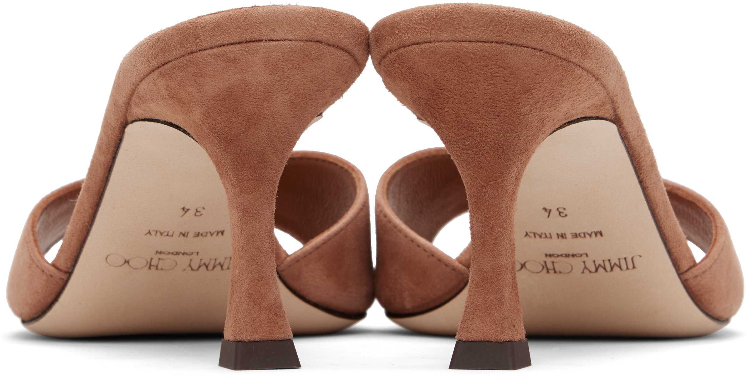 Jimmy Choo Skye 70 High-heeled Sandals In Brown
