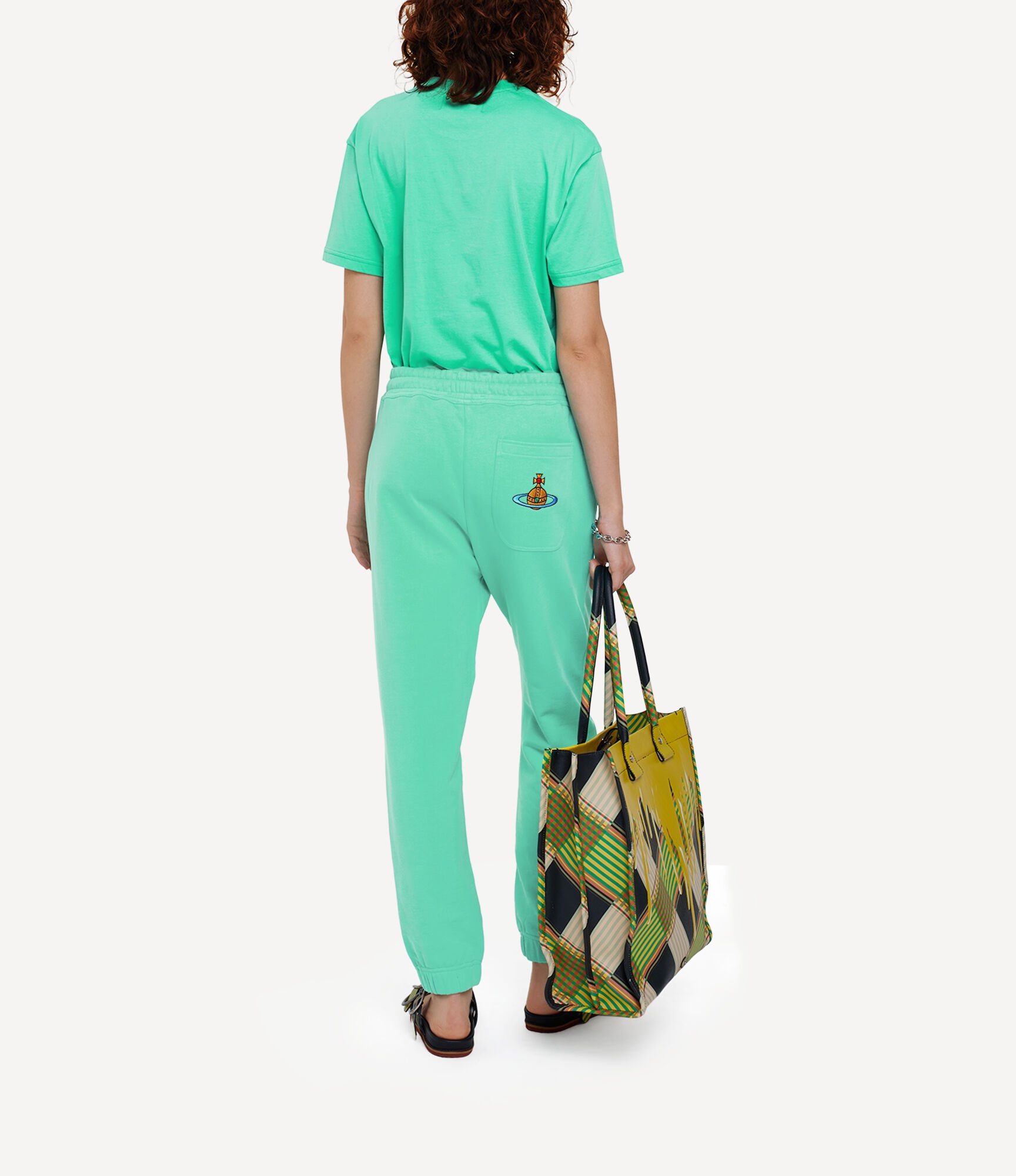Vivienne Westwood Plain Knitted Short-sleeved T-shirt In Green