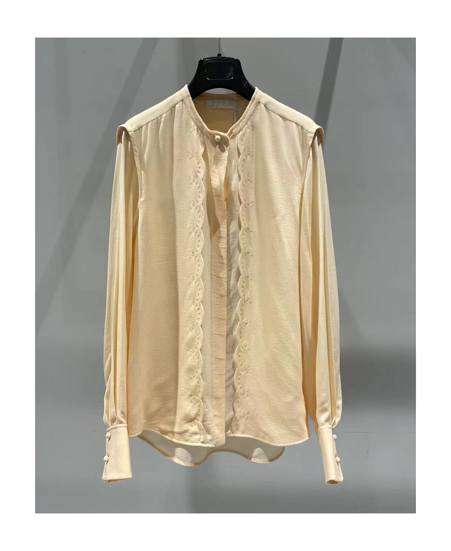 Chloé Lace Shirt In Nude