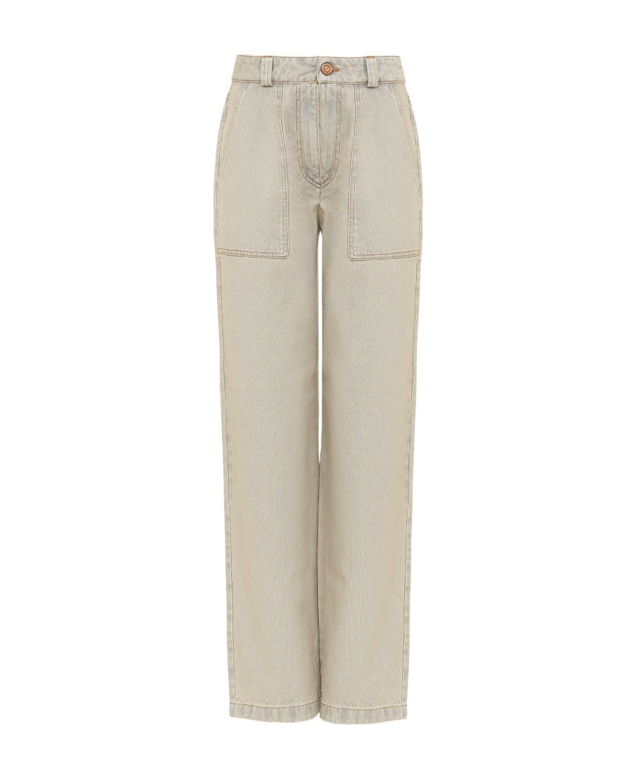 See By Chloé Straight Jeans In Nude