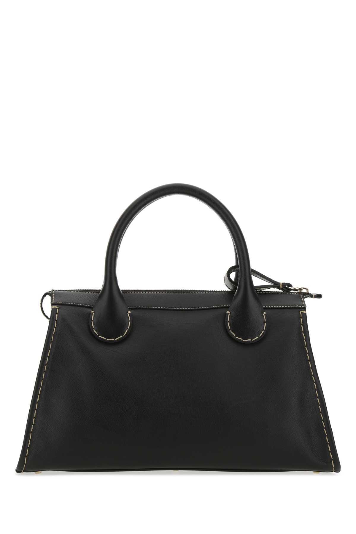 Chloé Edith Medium Tote Bag In Black