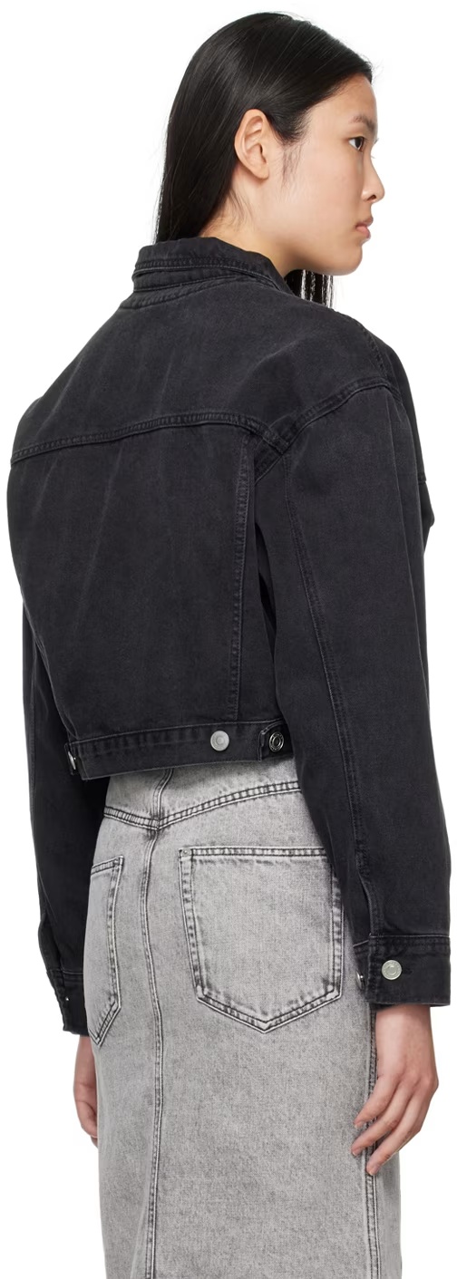 ISABEL MARANT ÉTOILE TADIA LAPEL DENIM JACKET