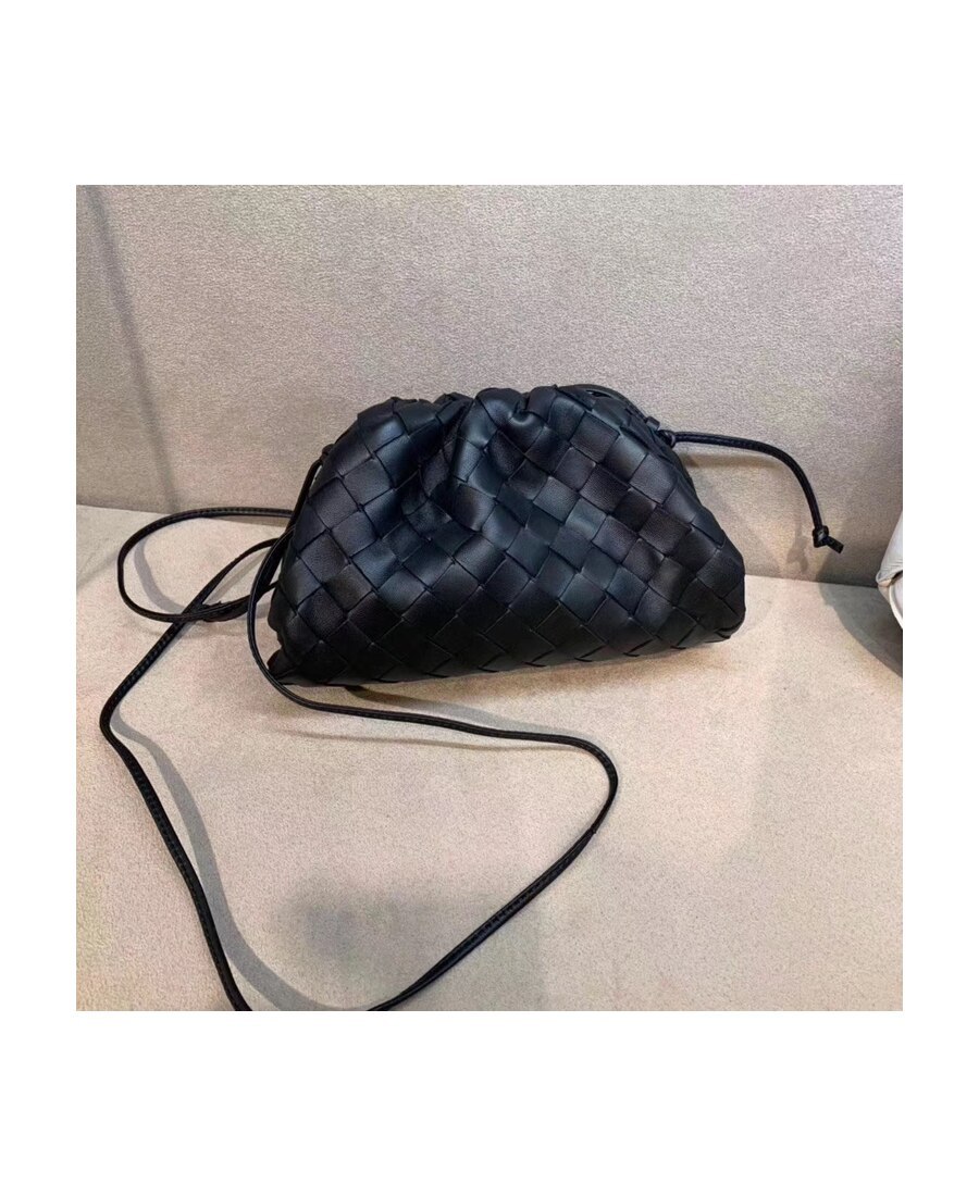 Shop Bottega Veneta Mini Pouch In Black