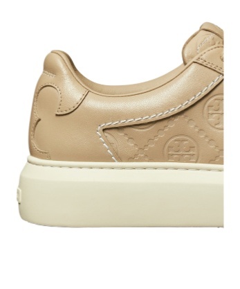 Tory Burch Round-head Sneakers In Nude