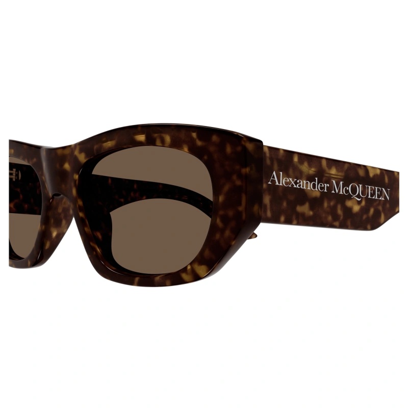 Alexander Mcqueen Eyewear Rectangle Frame Sunglasses In Black