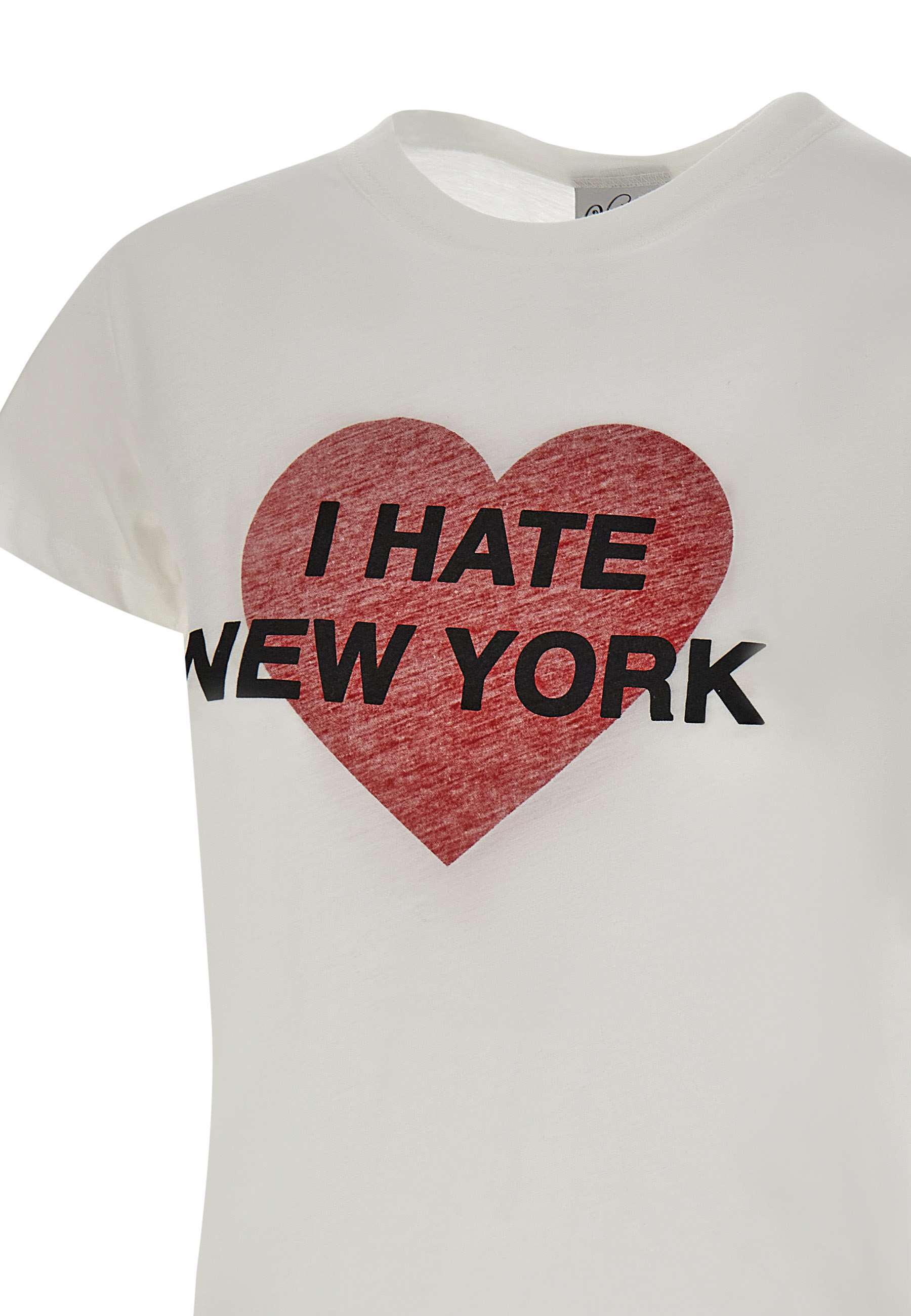 Vaquera I Hate New York T-shirt In White