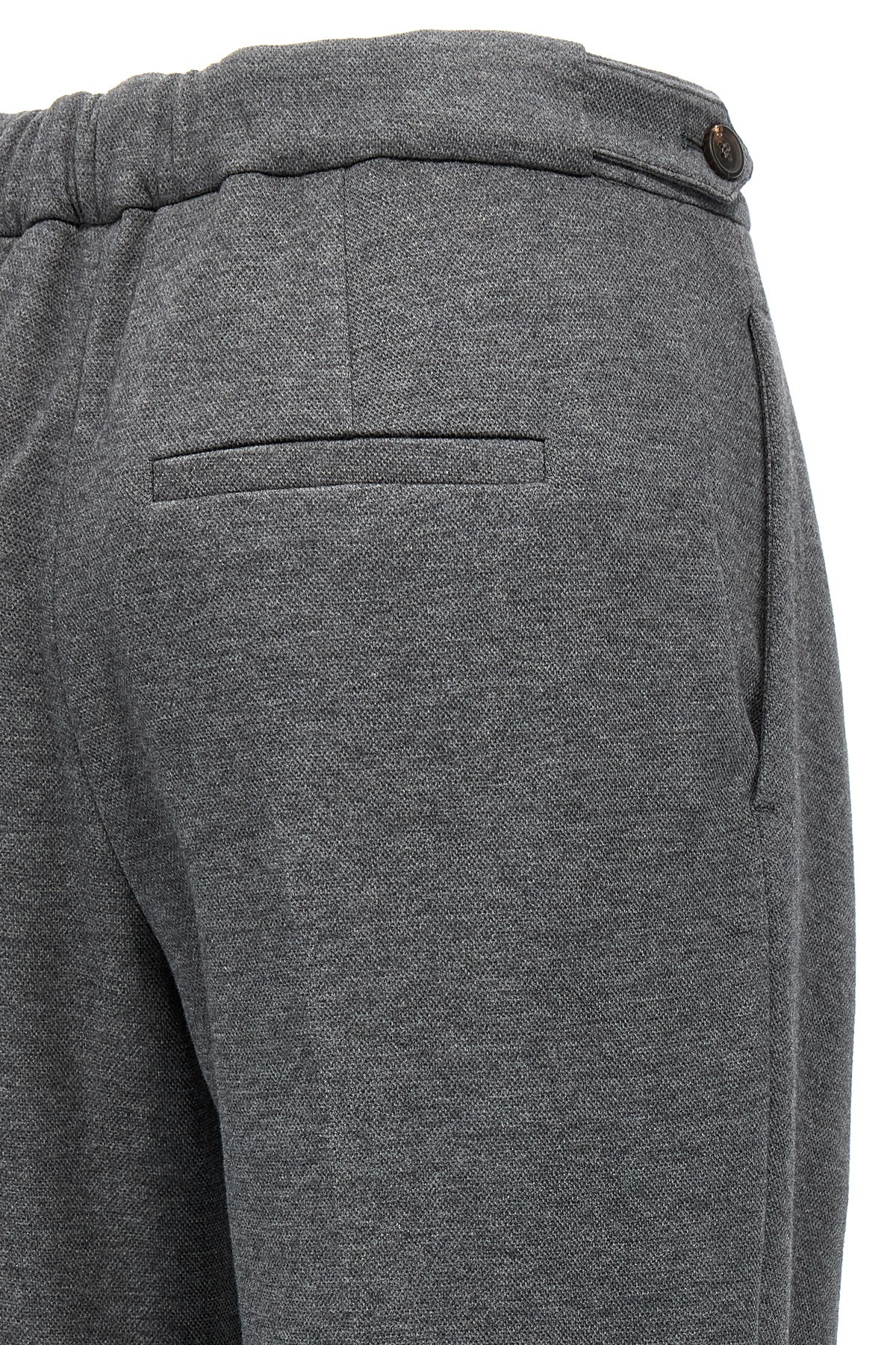 Brunello Cucinelli Pleated Casual Pants In Black