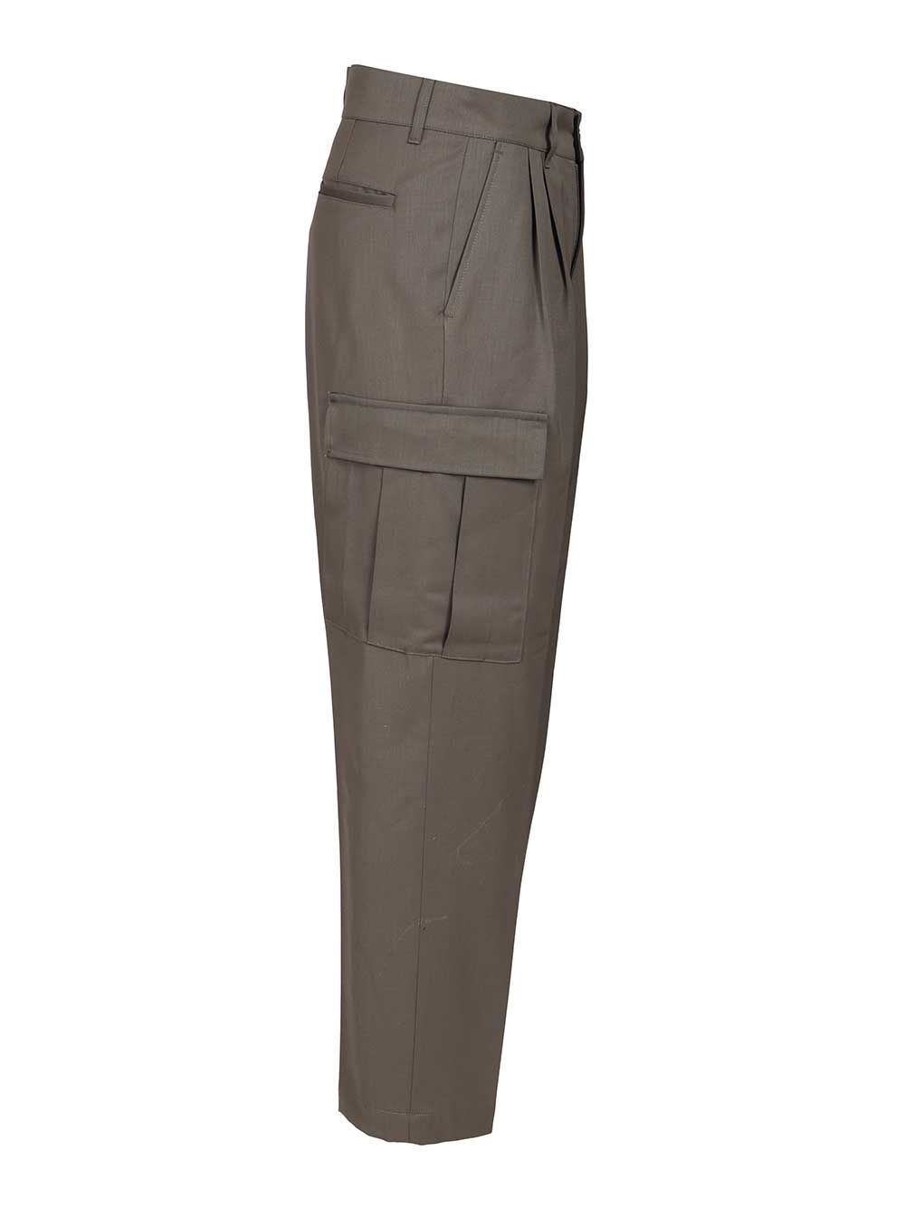 Barena Venezia Pantalone Rione Novento 99 Lana 1 Elastan Trousers Brown In Black