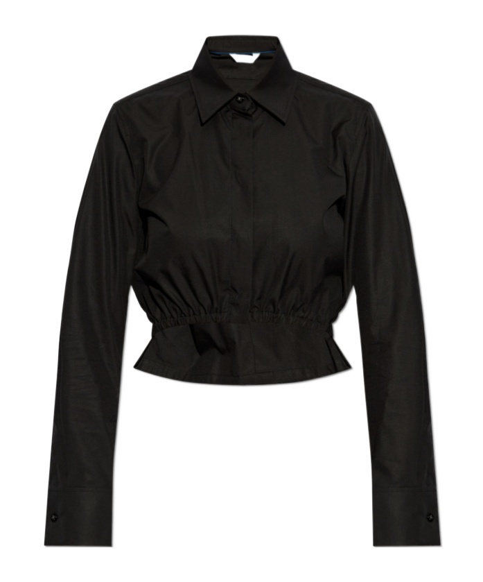 Max Mara Long-sleeved Shirt In Black