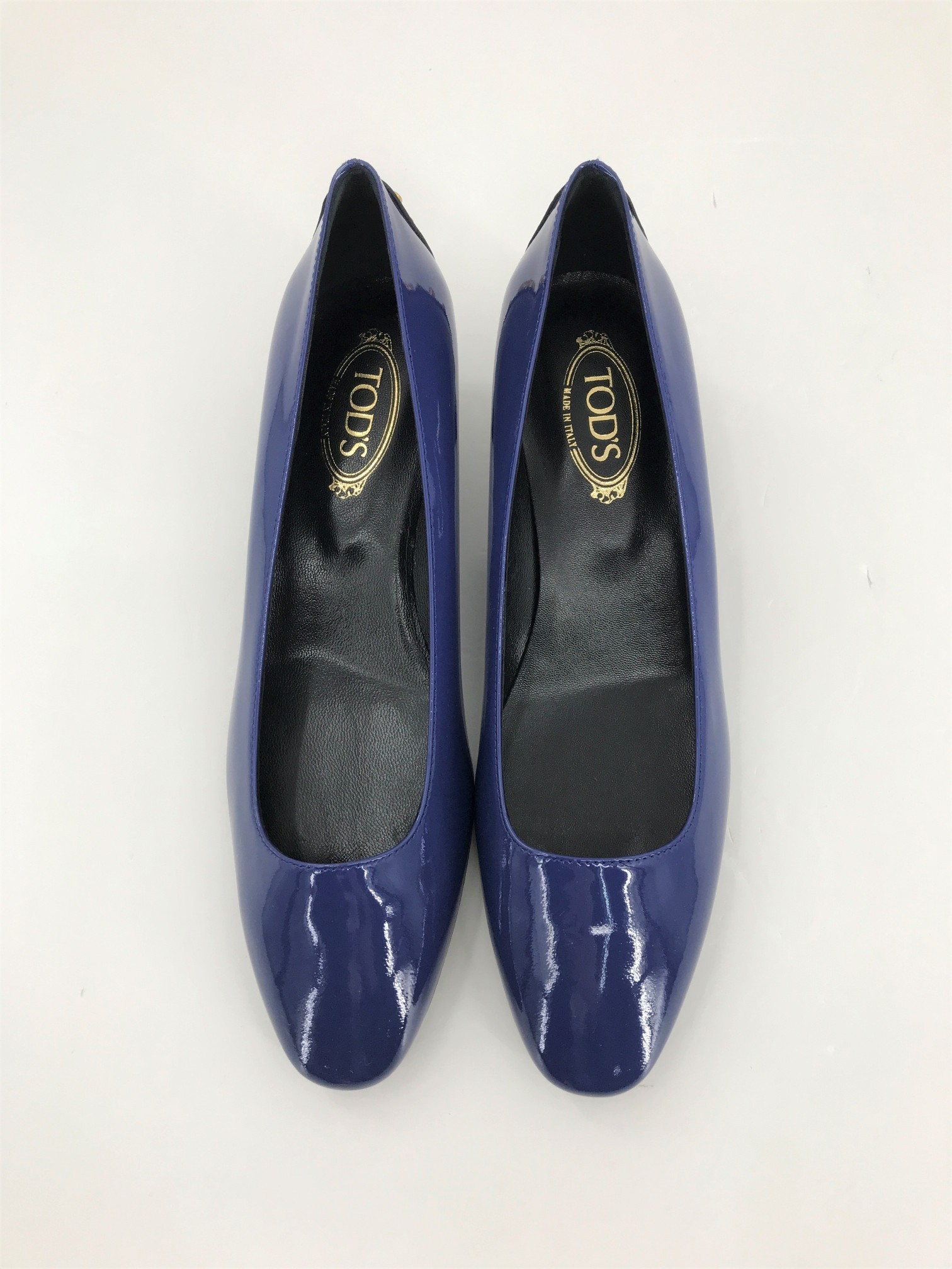 Tod's Logo Details High Heels In Blue