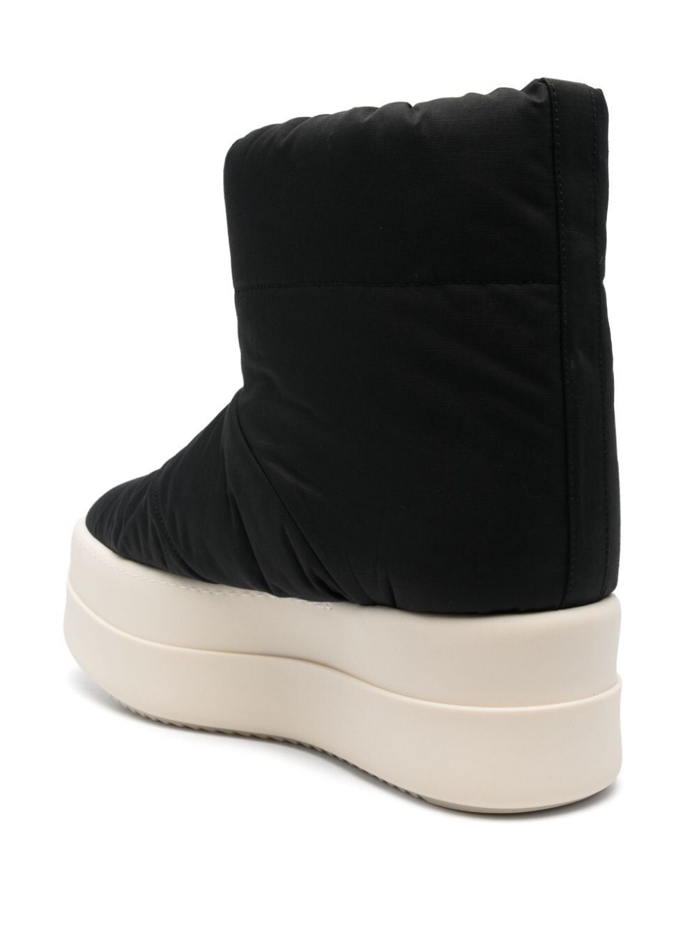 Rick Owens Drkshdw Mega Bumper Low Lunar Boots In Black