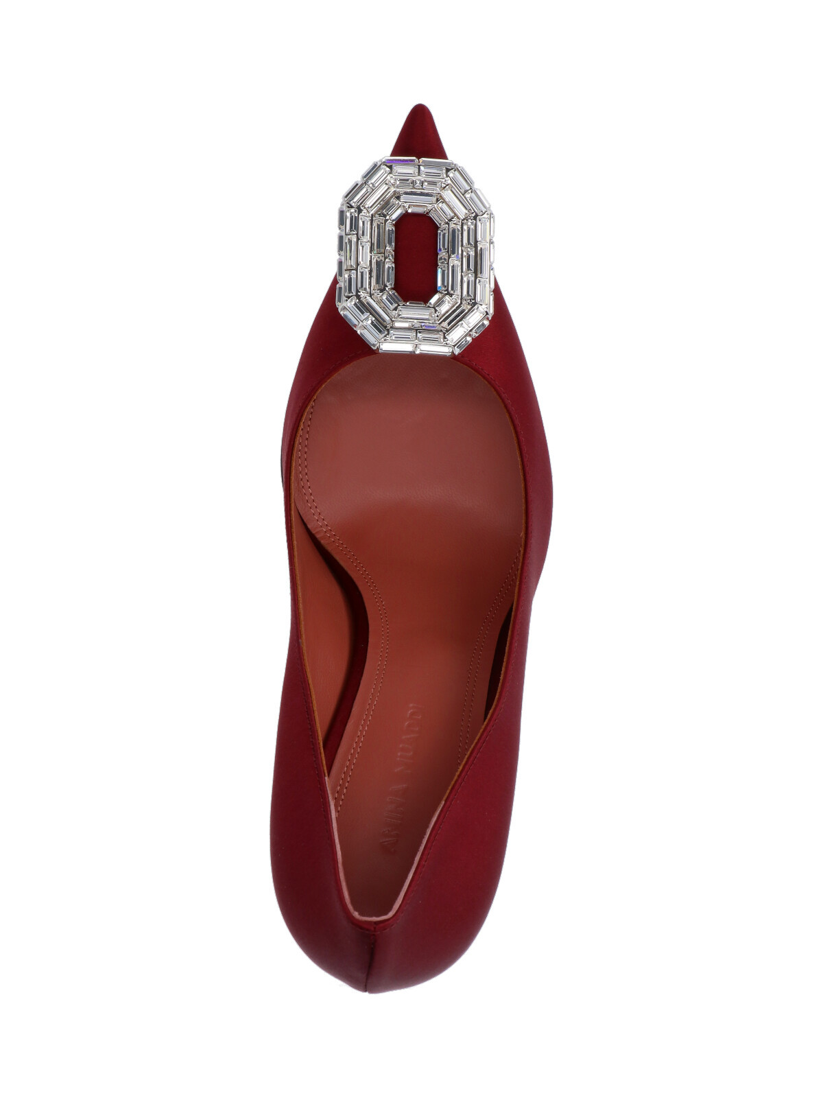 Amina Muaddi 'camelia 90' Pumps In Red