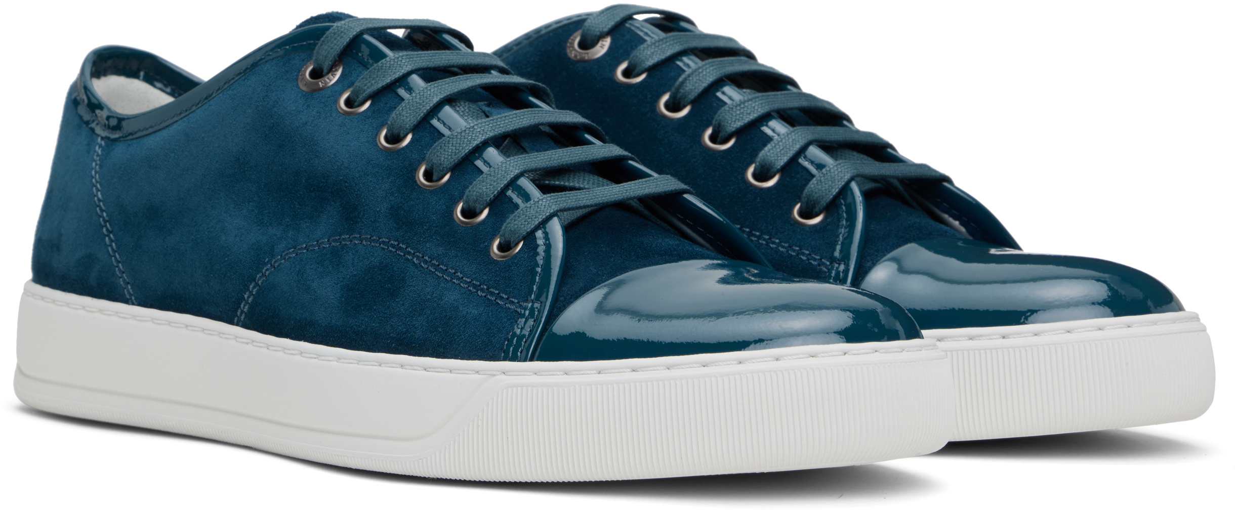 Lanvin Dbb1 Lace-up Sneakers In Blue