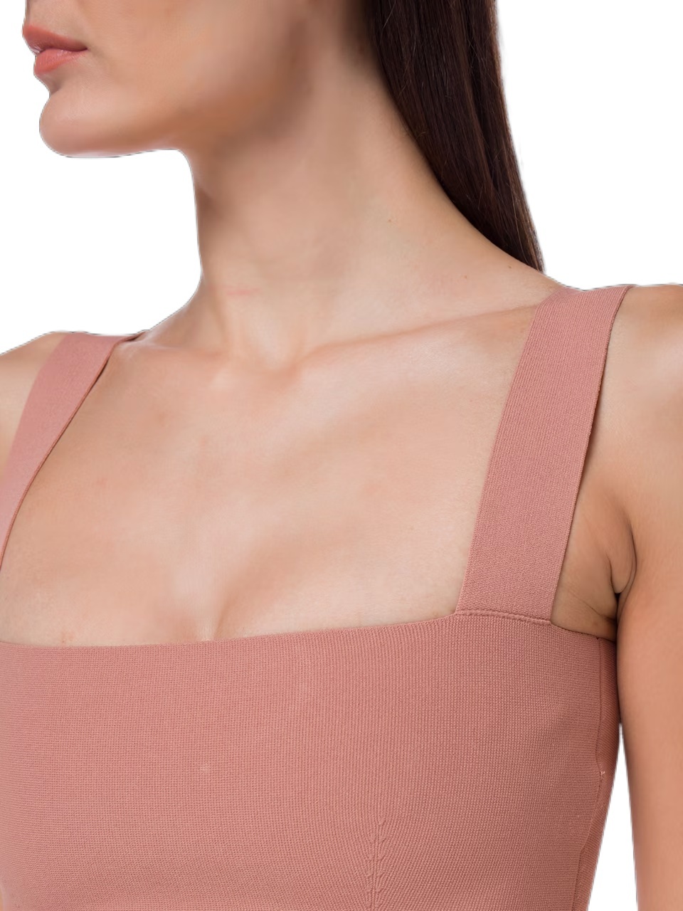 Victoria Beckham Wide Shoulder Strap Bra Underwear In Pink