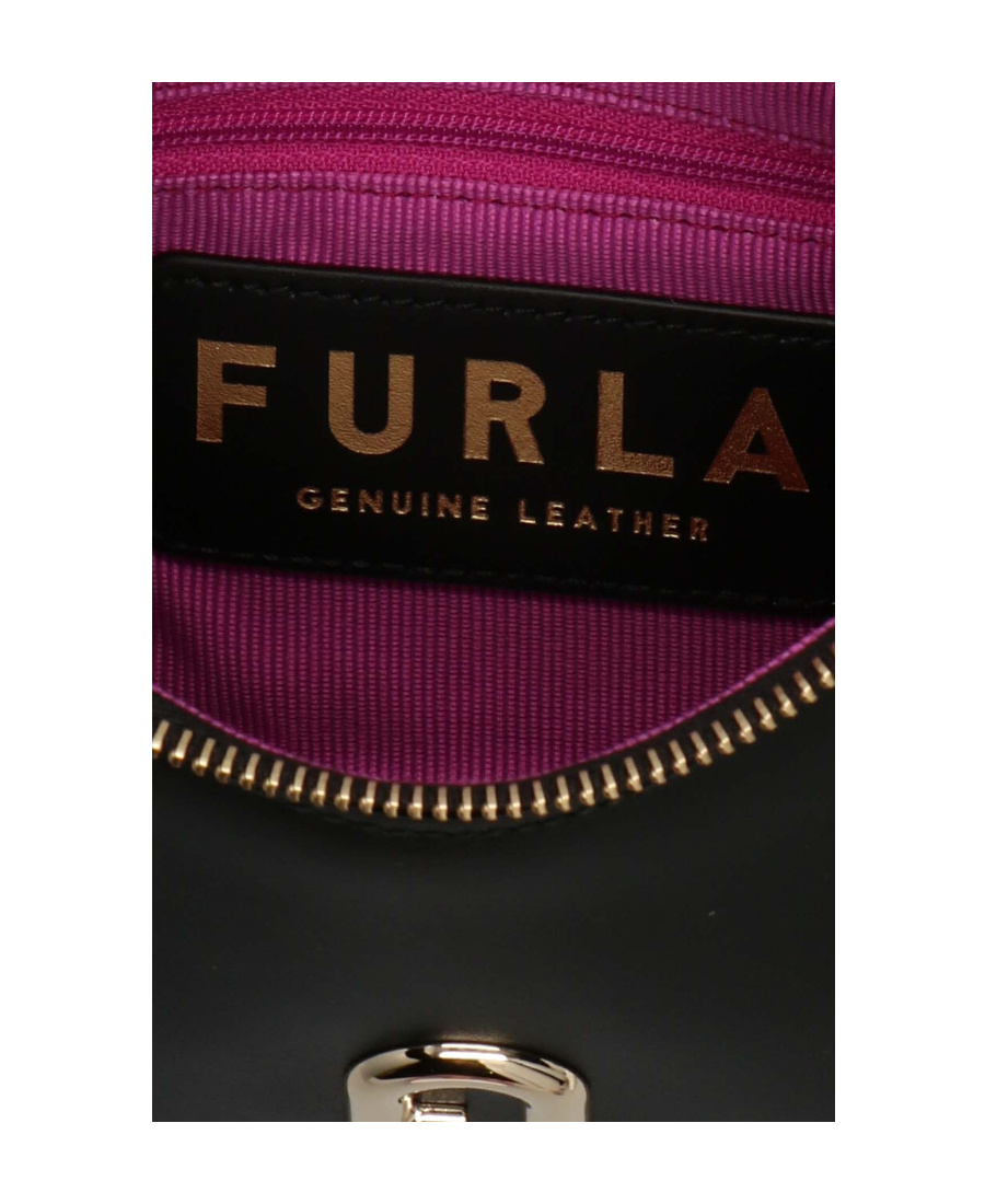 Furla Sac À Main En Cuir In Black