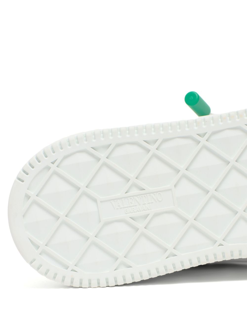 Valentino Stud Xl Low-top Sneakers With Contrasting Panels In White