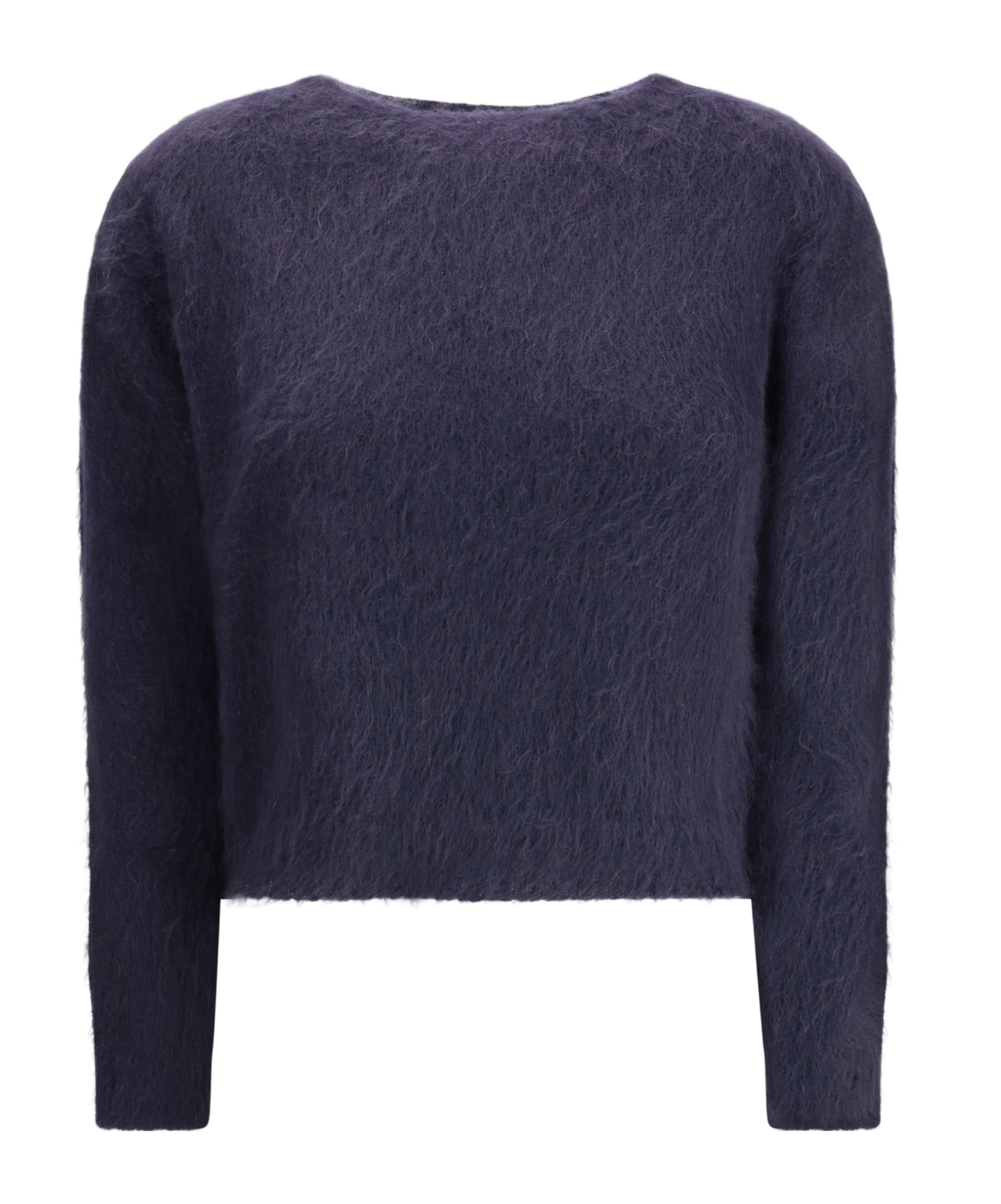 Max Mara Studio Aceto Crewneck Jumper In Blue