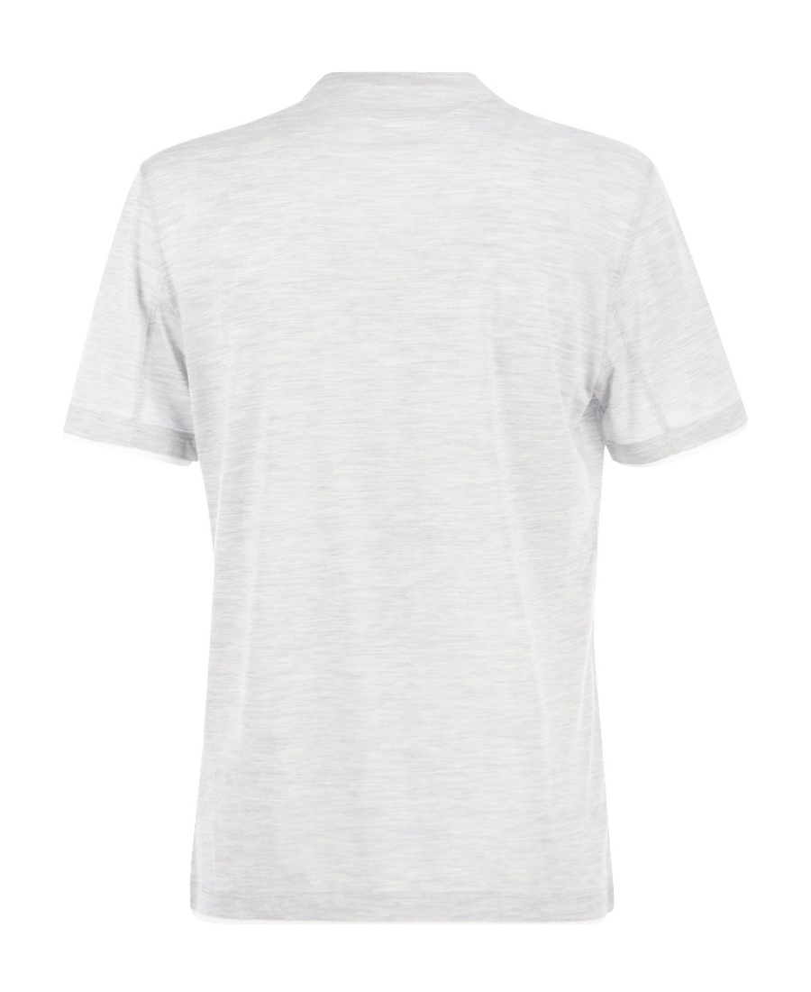 Brunello Cucinelli Slim Fit T-shirt In White