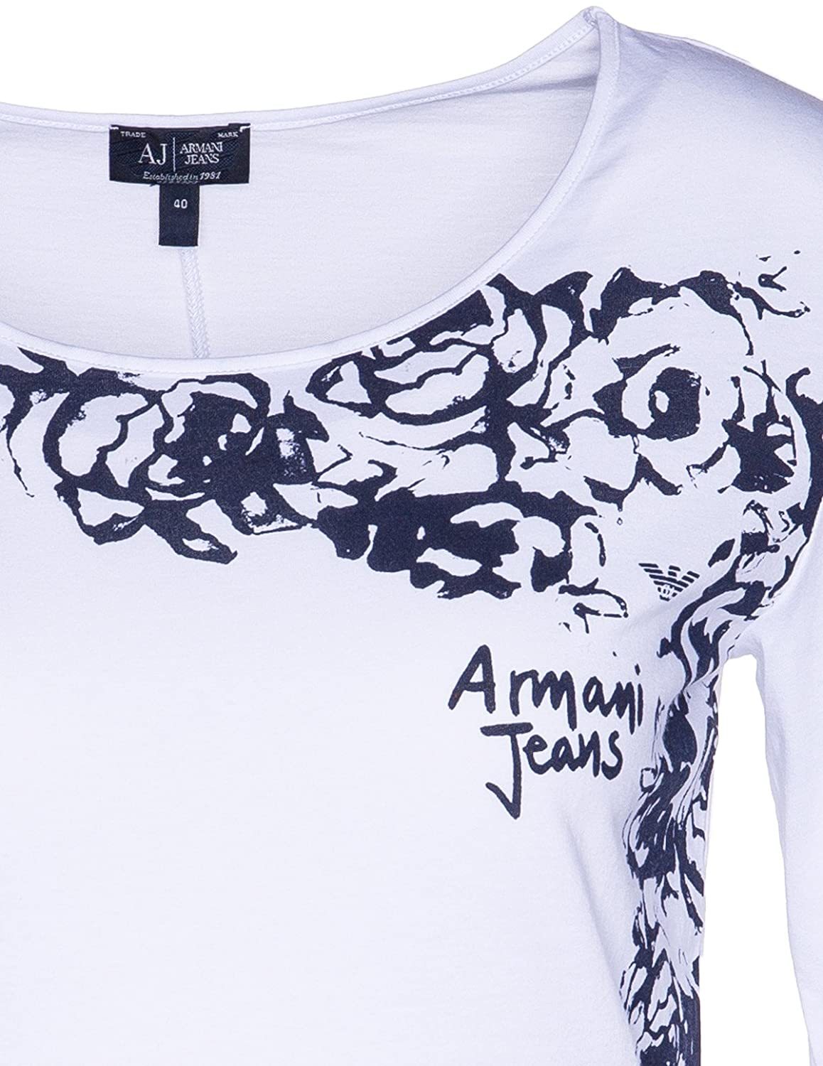 Armani Jeans Printed T-shirt In White