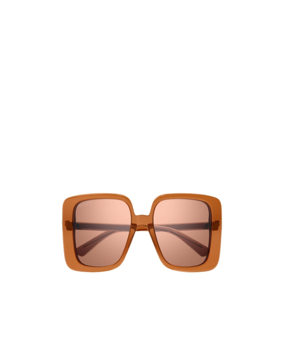 Gucci Transparent Square-frame Sunglasses In Nude