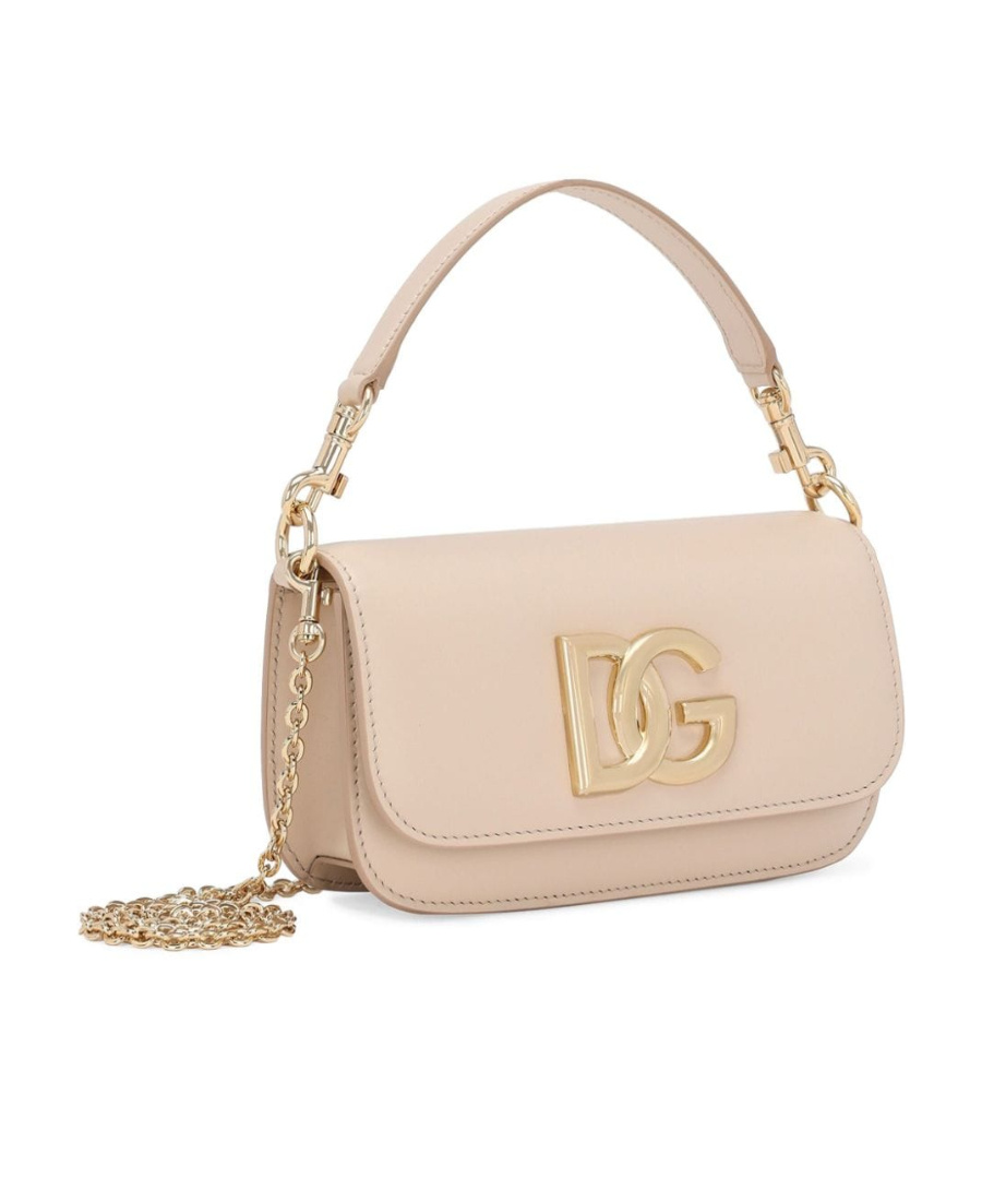 DOLCE & GABBANA DOLCE  GABBANA 3.5 LOGO PLAQUE SMALL SHOULDER BAG