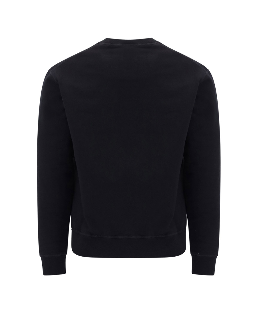 Dsquared2 Icon-print Crew Neck Sweatshirt In Black