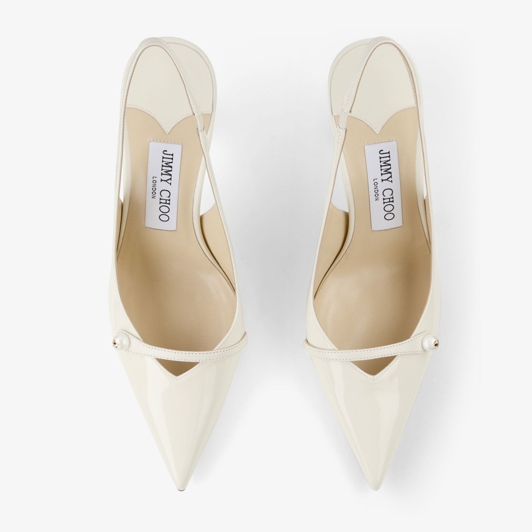 Jimmy Choo Amita Slingback Pumps In Brown
