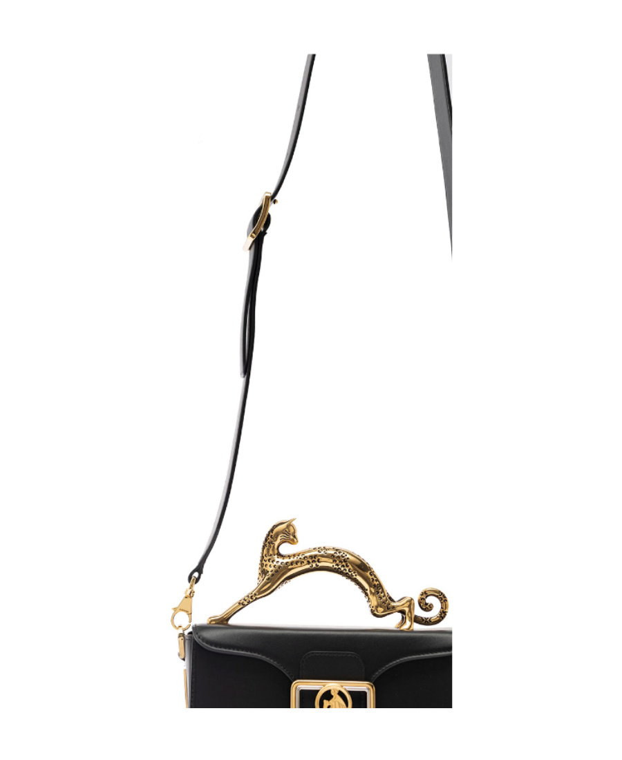 Shop Lanvin Rectangular Crossbody Bag In Green