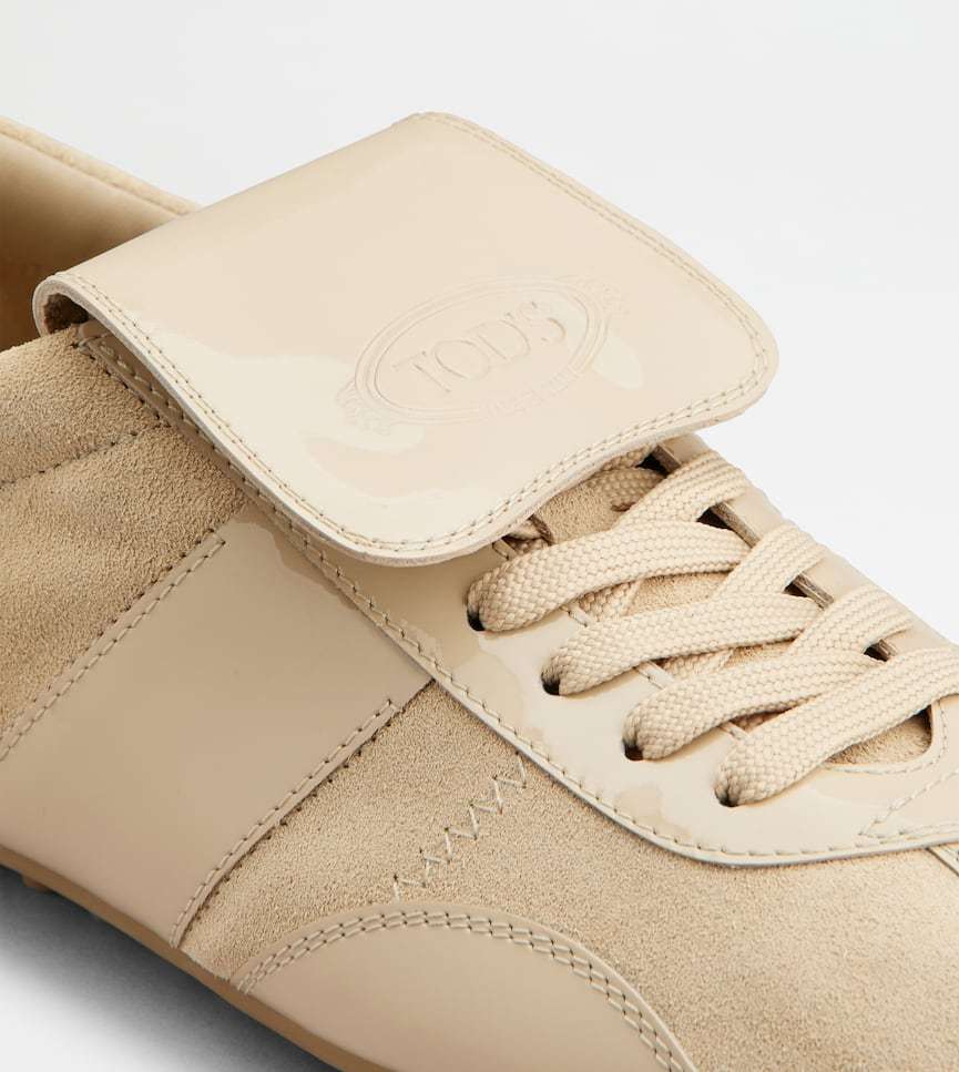 Tod's Lace-up Sneakers In Sand