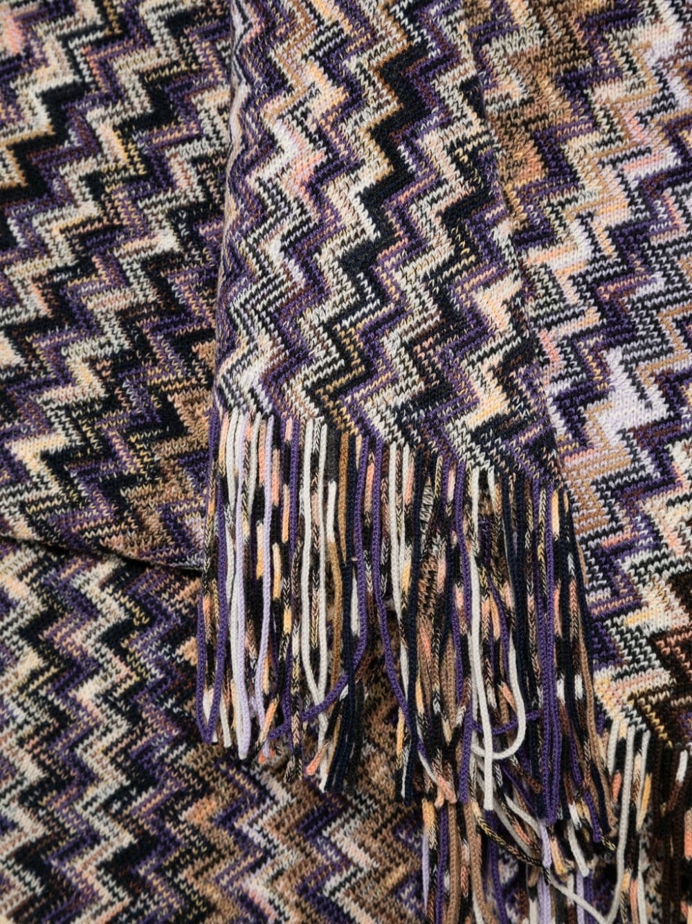 Missoni Zigzag Scarf In Multicolor