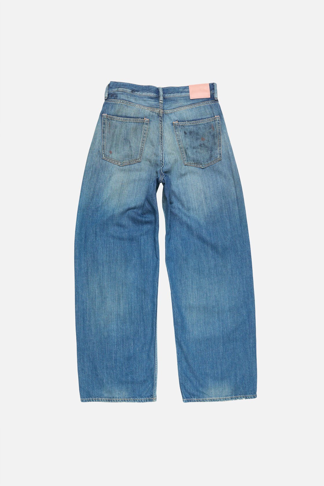 Acne Studios Belt Loop Jeans In Blue