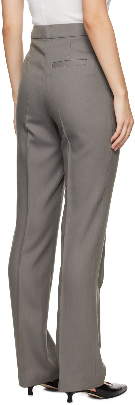 Loulou Studio Gray Kallisto Trousers In Grey