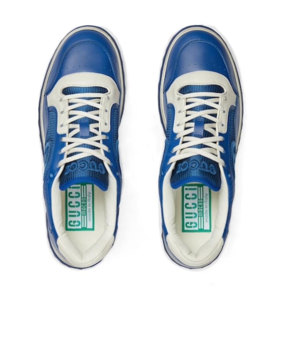 Gucci Mac80 Low-top Sneakers In Blue