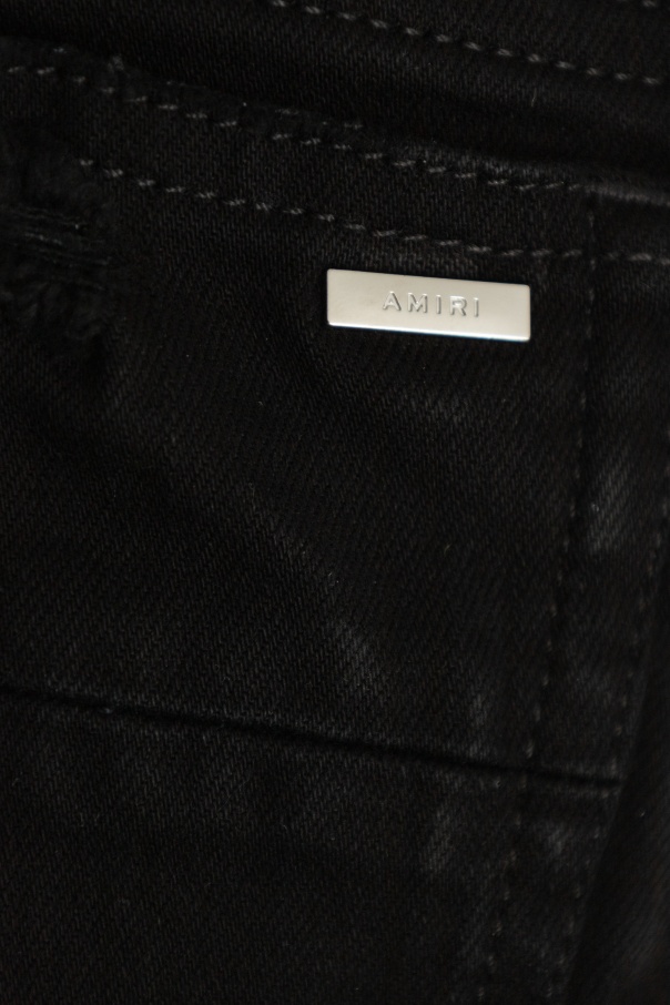 Amiri Distressed Jeans In Black