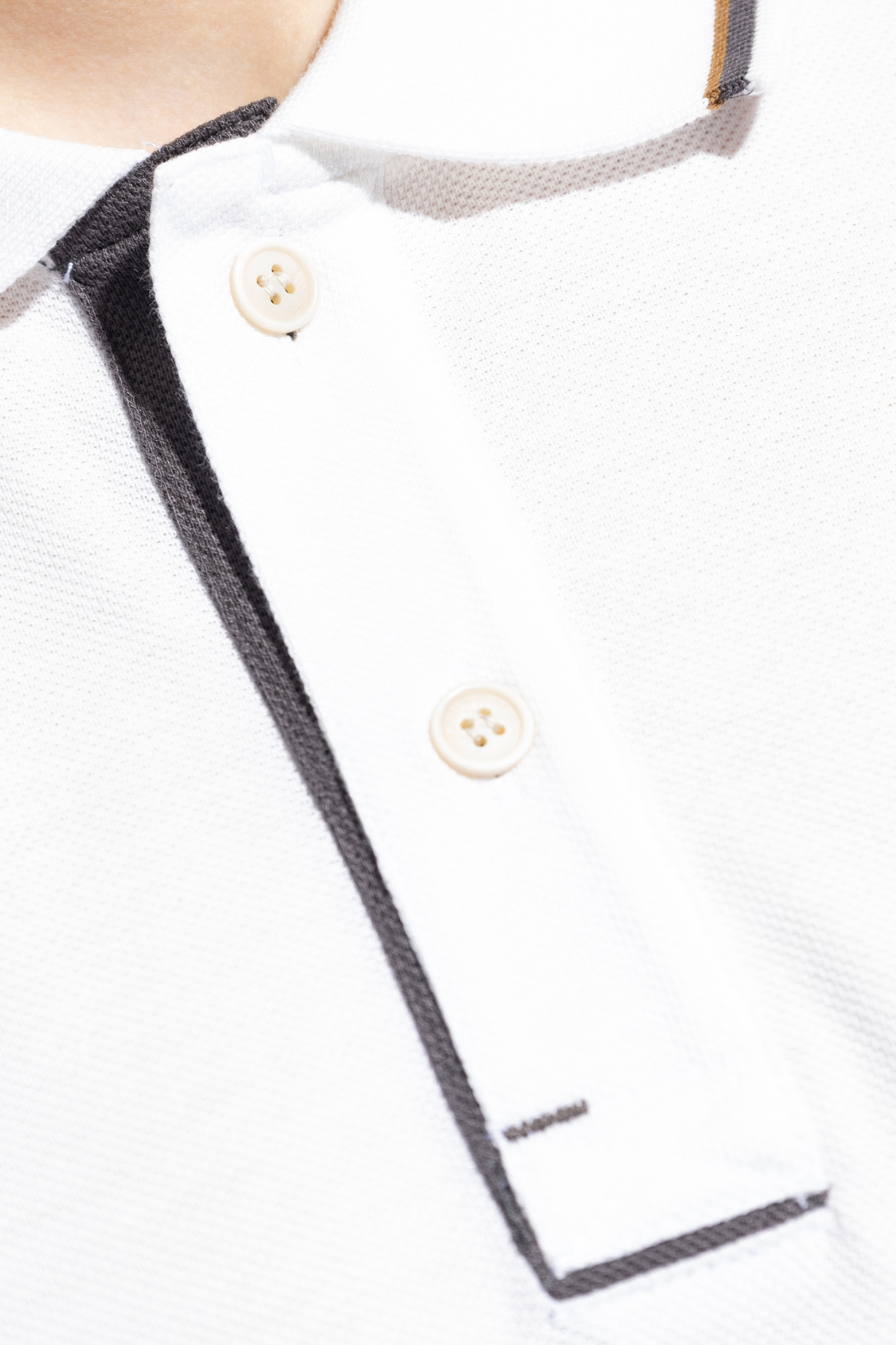 Paul & Shark Contrasting Details Polo Shirt In Brown