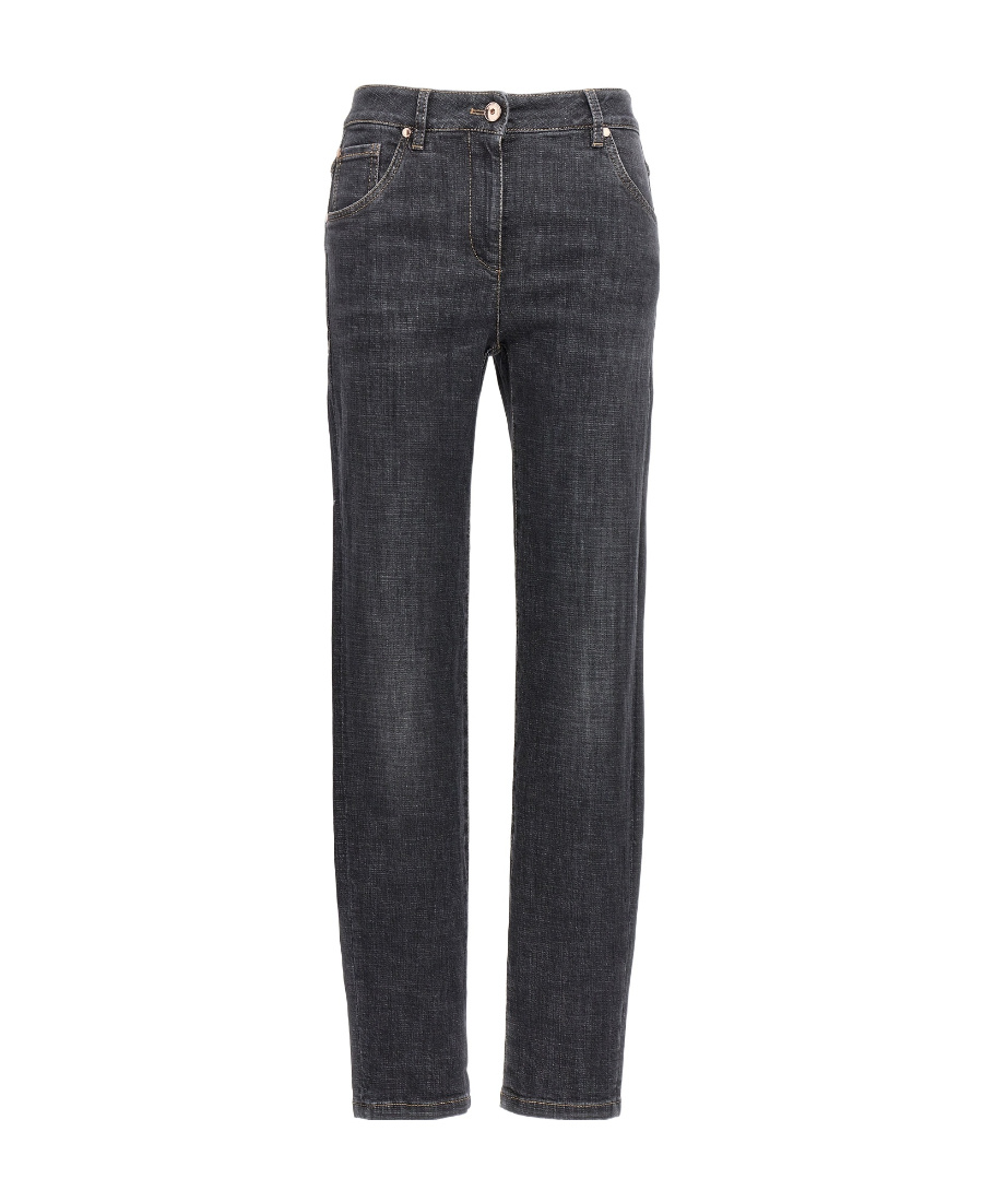 BRUNELLO CUCINELLI HIGH-WAISTED SKINNY JEANS 