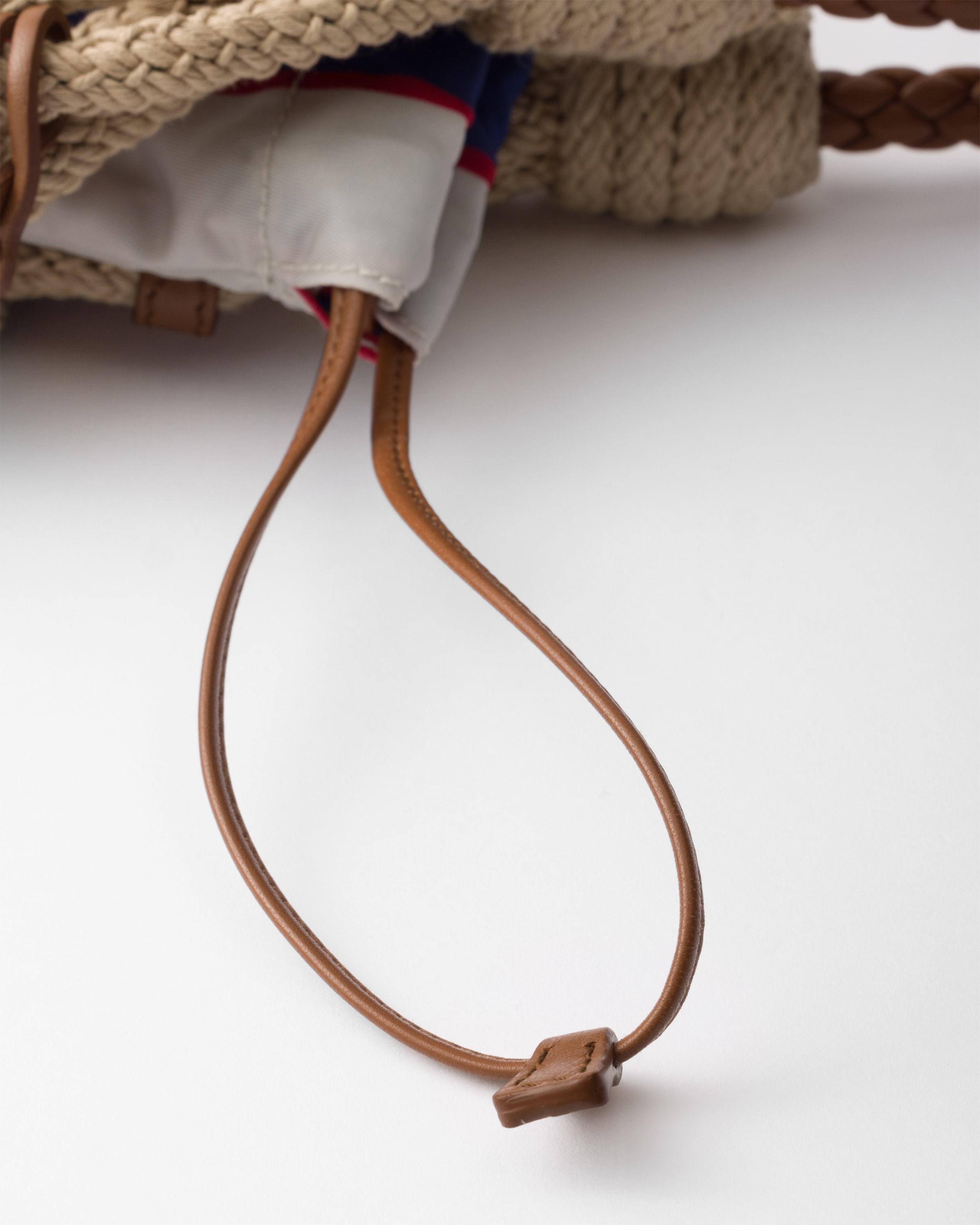 Prada Noué Medium Cotton Macramé Bag