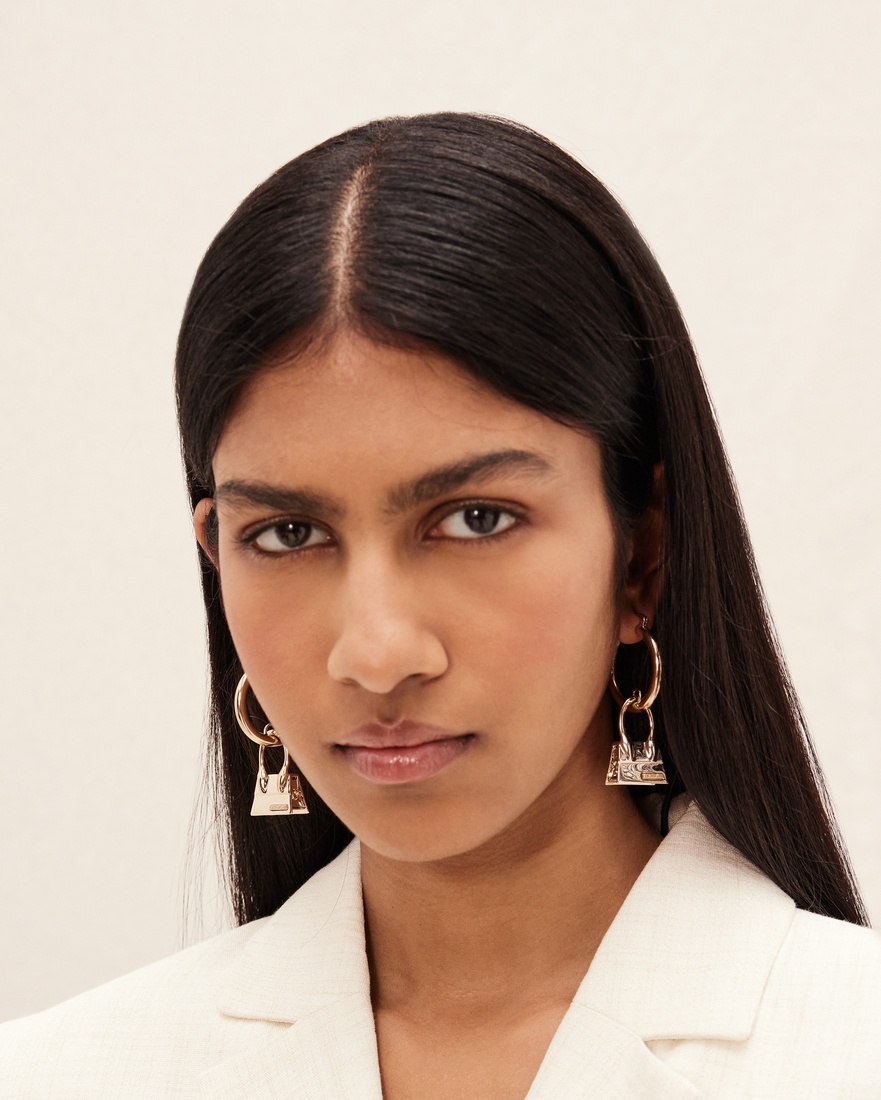 JACQUEMUS CHIQUITO HOOP EARRINGS 