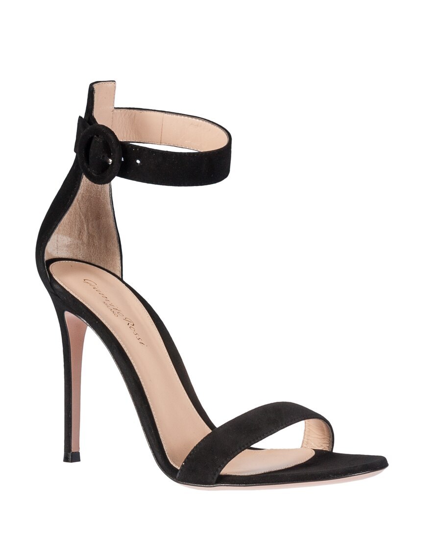 Gianvito Rossi Sandali Con Cinturino Alla Caviglia In Black