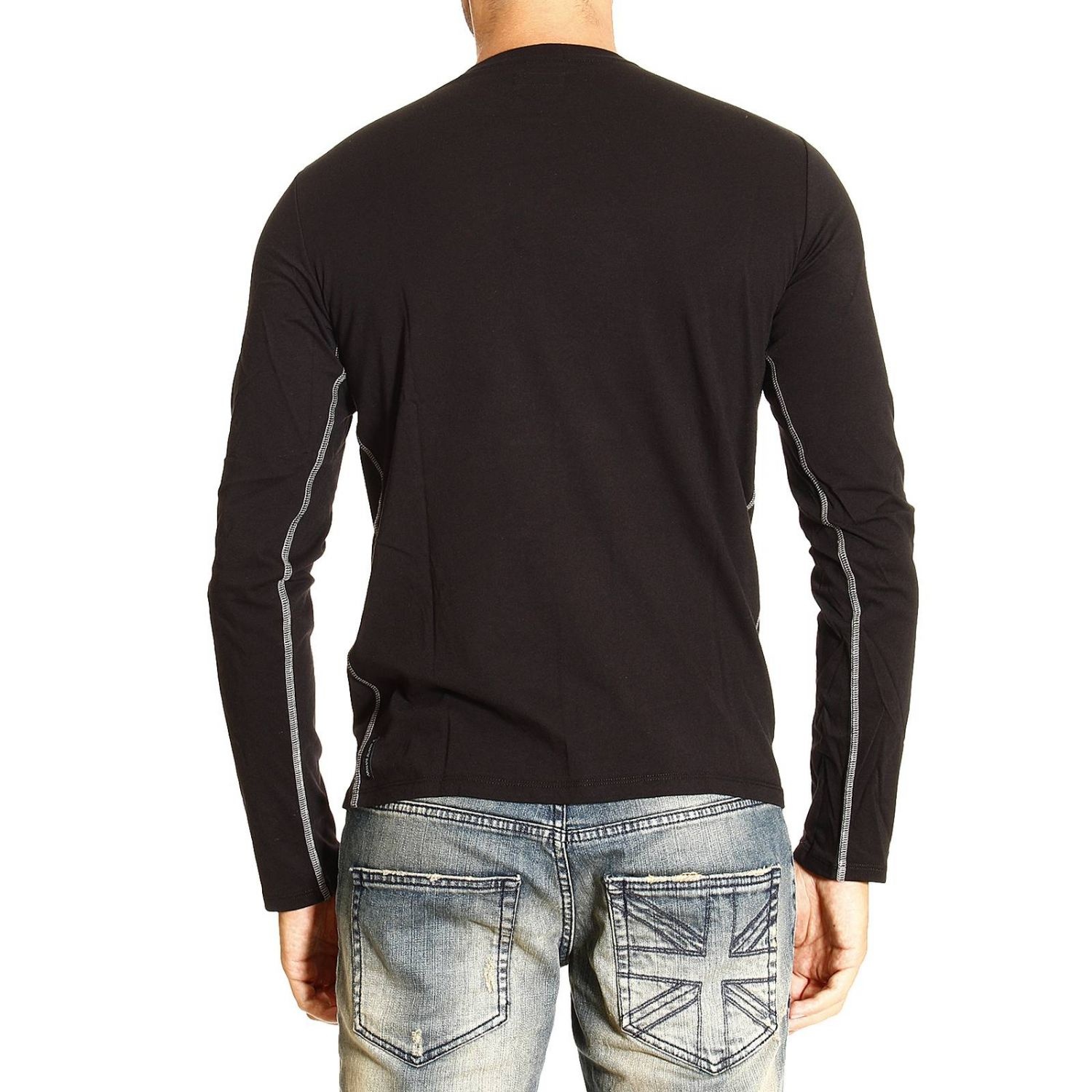 ARMANI JEANS ROUND-NECKED LOGO T-SHIRT