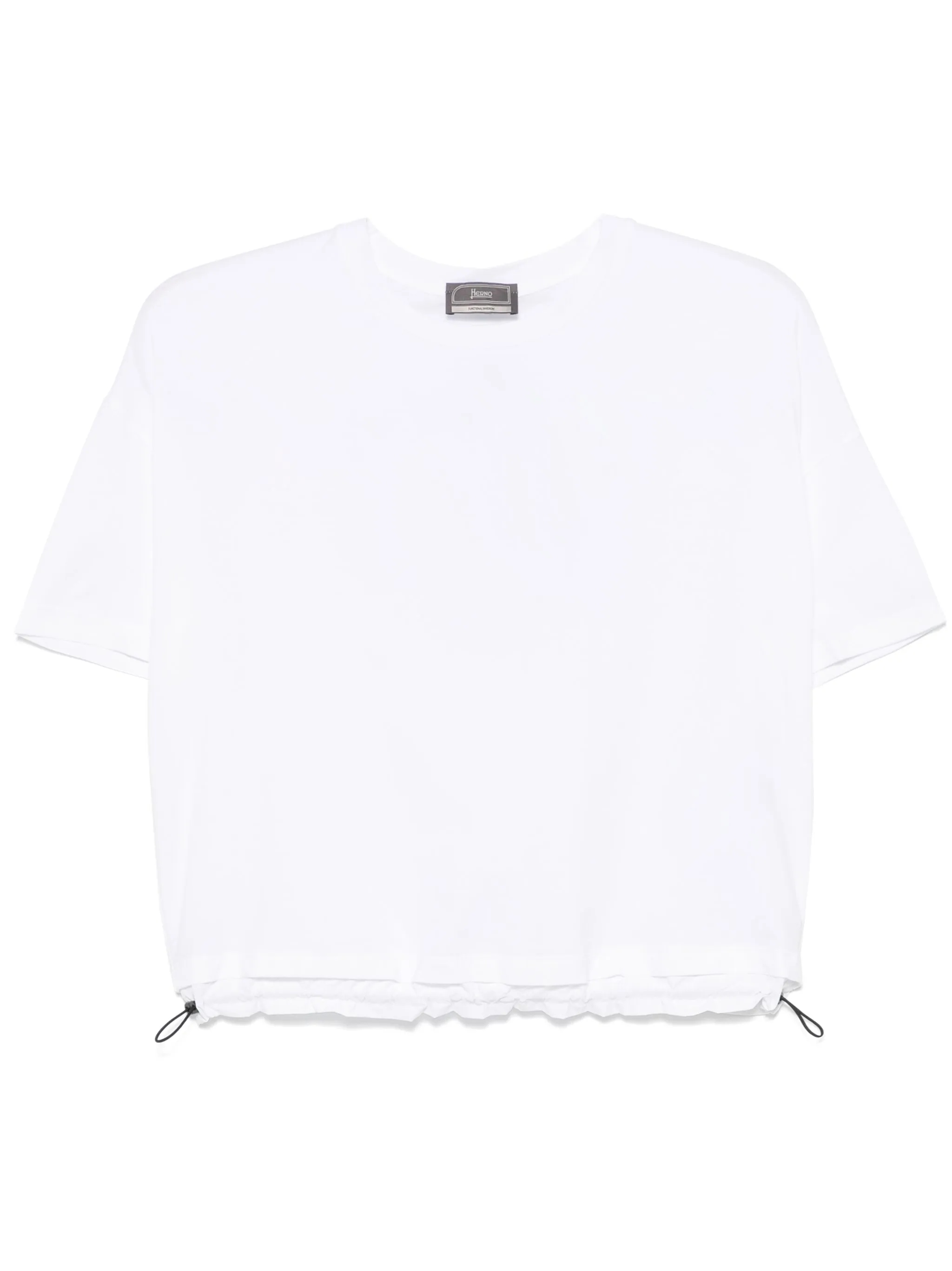 Herno Drawstring-hem T-shirt In White