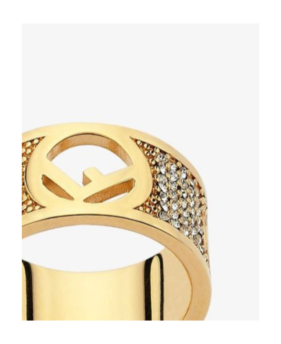 Fendi Gold-coloured Ring In Gold