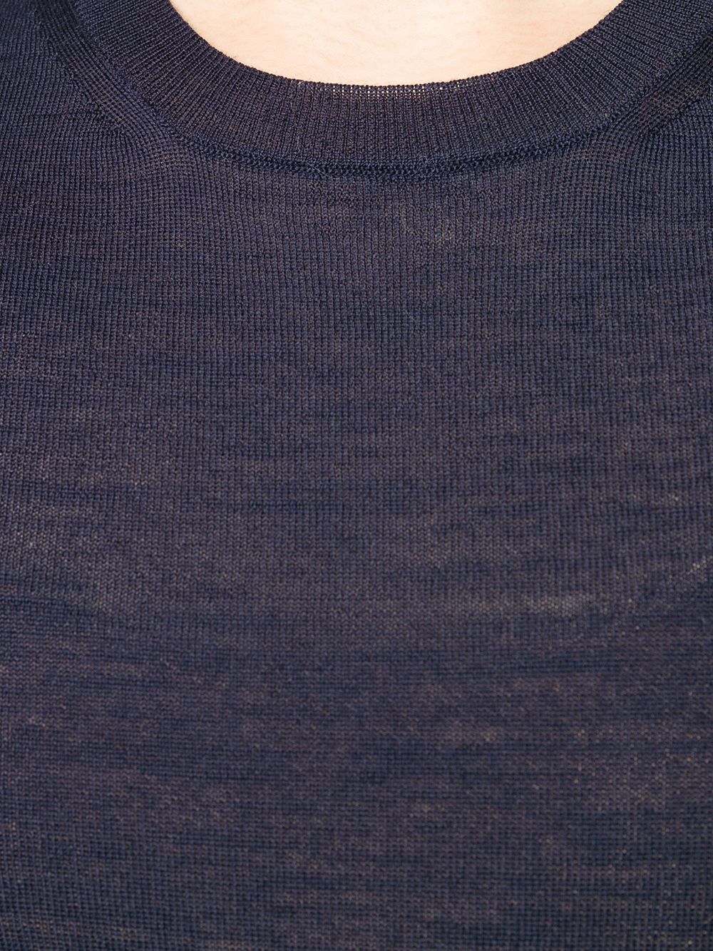 Roberto Collina Ultra-fine Merino Wool Sweatshirt In Blue